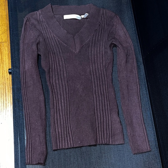 NaNa Fashion Soft V-Neck Blouse Top - Picture 1 of 4